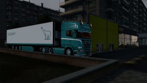 Kist customs vrachtwagen wesley